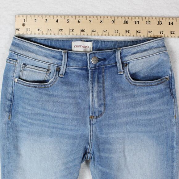 Driftwood Colette Jeans Womens 27 Cuffed Southwestern Boho Denim Western Rodeo - Picture 7 of 11